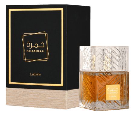 KHAMRAH LATTAFA 100ml + ESTUCHE DE LUJO + PERFUMERO